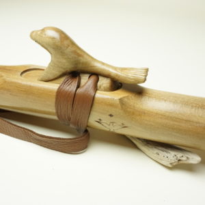 Seal Totem - Custom Carved Native American Flute Totem - Southern Cross Flutes