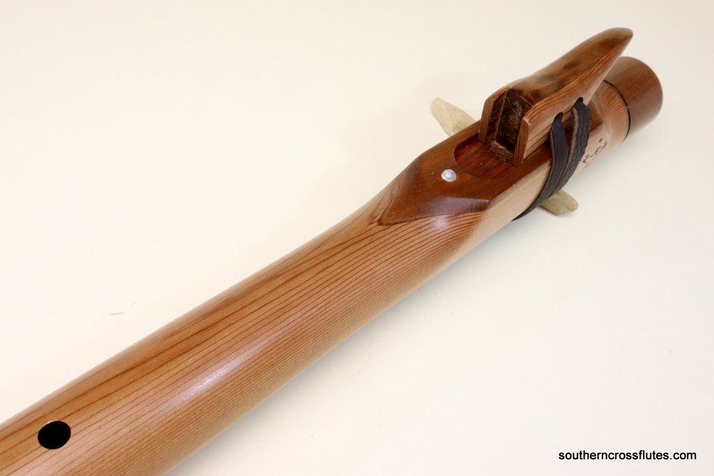 WESTERN RED CEDAR WITH KAURI – GRANDFATHER FLUTE - A minor (low)